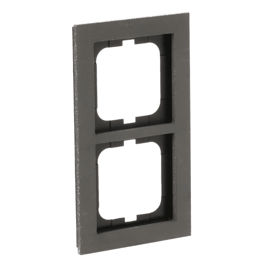Abdeckrahmen 2-fach betongrau - Busch-axcent® pur