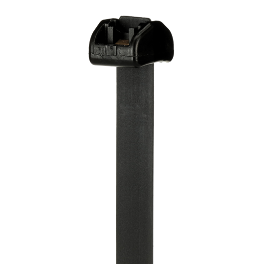Deltec Kabelb. mit Doppel- Verriegelungskopf Acetat 685,8 x 12,7mm, schwarz