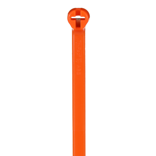 Ty-Rap câble de liaison à nez en acier 186x4,8 mm, 220N, orange PA 6.6, -60/+85°C, VPE 1000