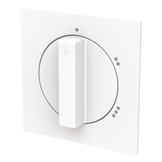 Zentralscheibe mit Aufdruck Symbol "1-2-3" für Stufenschalter, Drehknopf