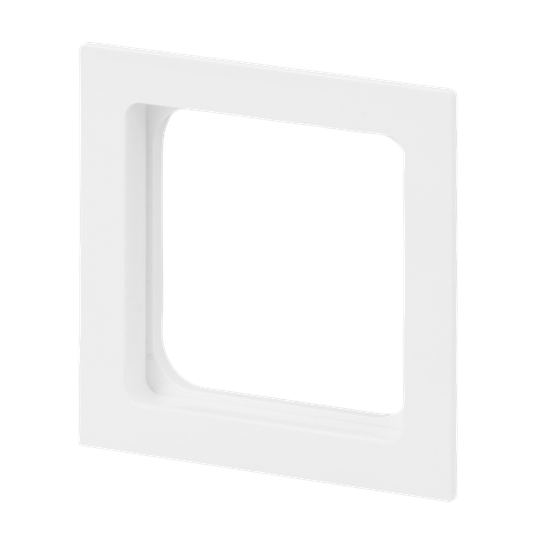 Zwischenring 50x50 mm Kommunikations-Steckverbinder weiß - Busch-art linear®