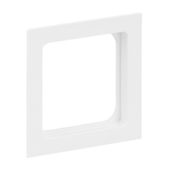 Zwischenring 50x50 mm Kommunikations-Steckverbinder weiß - Busch-art linear®