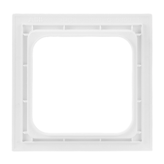 Zwischenring 50x50 mm Kommunikations-Steckverbinder weiß - Busch-art linear®