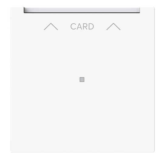 Cardschalter-Einsatz mit Zentralscheibe Symbol "Pfeile", CARD mit transparenter