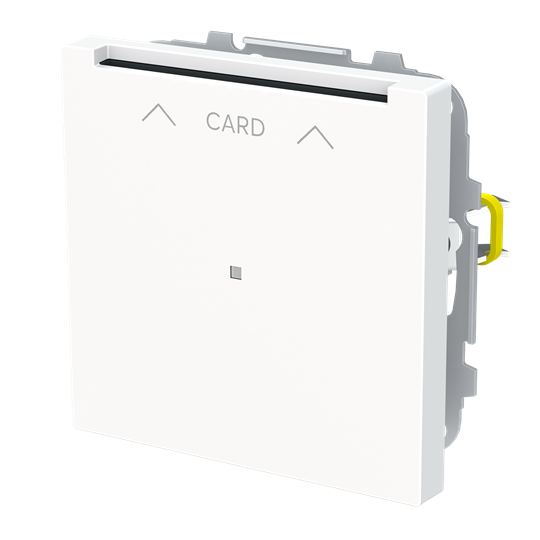 Cardschalter-Einsatz mit Zentralscheibe Symbol "Pfeile", CARD mit transparenter