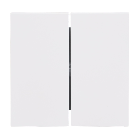 Wippe für Schalter/Taster, 2-fach studioweiß matt - Busch-art linear®