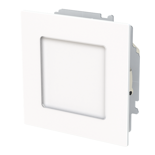 Lichtsignal-Einsatz mit Zentralscheibe Busch-Infolicht® LED/weiß studioweiß -