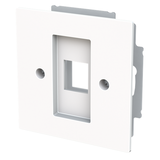 Zentralscheibe mit Tragring Modular-Jack 1-fach Busch-art linear®