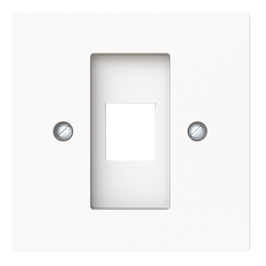 Zentralscheibe mit Tragring Modular-Jack 1-fach Busch-art linear®