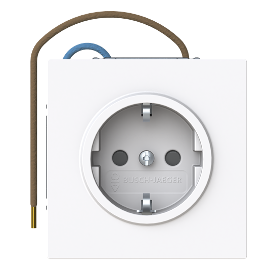 Busch-steplight® SCHUKO® Steckdosen-Einsatz Safety+ mit LED