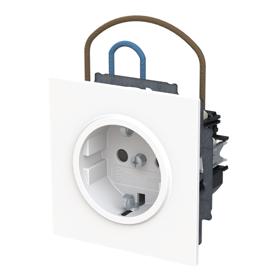 Busch-steplight® SCHUKO® Steckdosen-Einsatz Safety+ mit LED