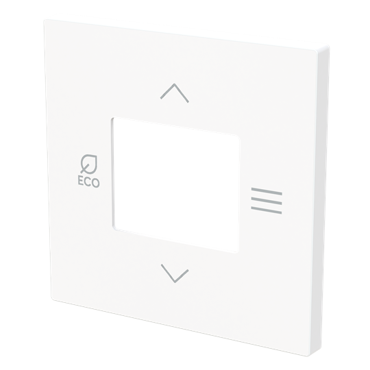Zentralscheibe für Raumtemperaturregler, mit Symbolik, Busch-art linear®