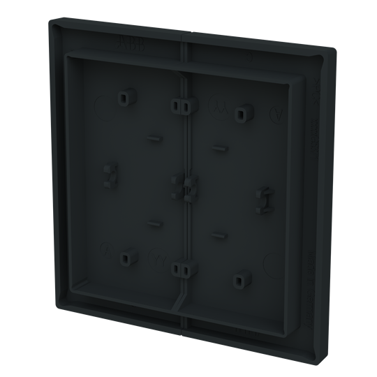 Wippe für Smart Switch 2-fach schwarz matt - Busch-art linear®