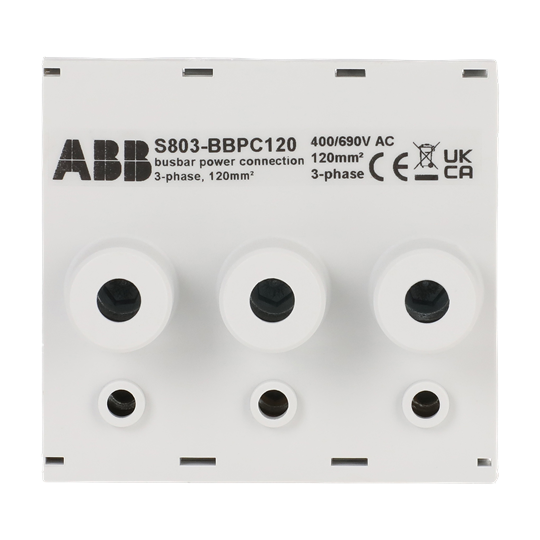 Einspeiseblock für Sammelschiene S800-BB250, Anschlussquerschnitt 120mm²