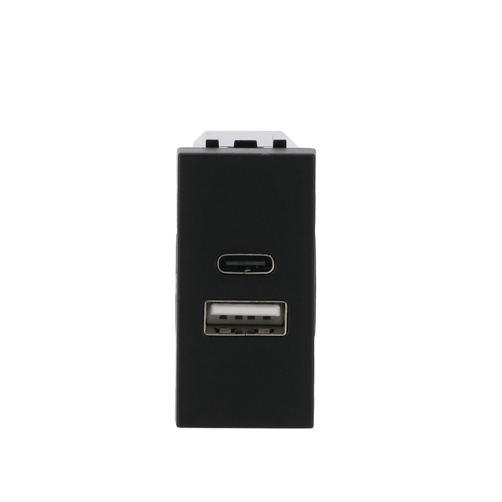 Toma cargador USB-A+C 10,5W - 1M - NT
