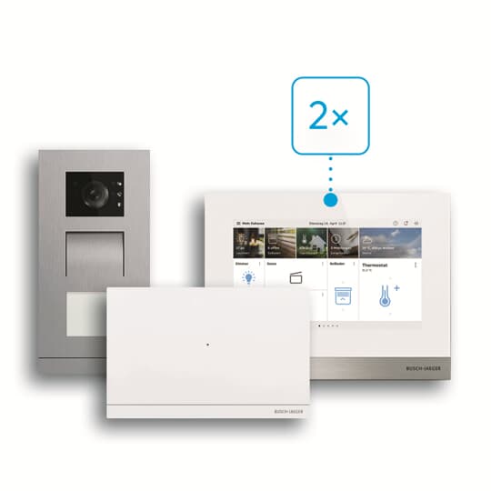 Zweifamilienhaus-Set Video Advanced, Welcome IP, Unterputz