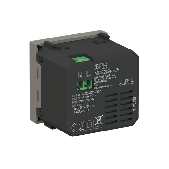 Cargador USB-C+C 30W - 2M - BL