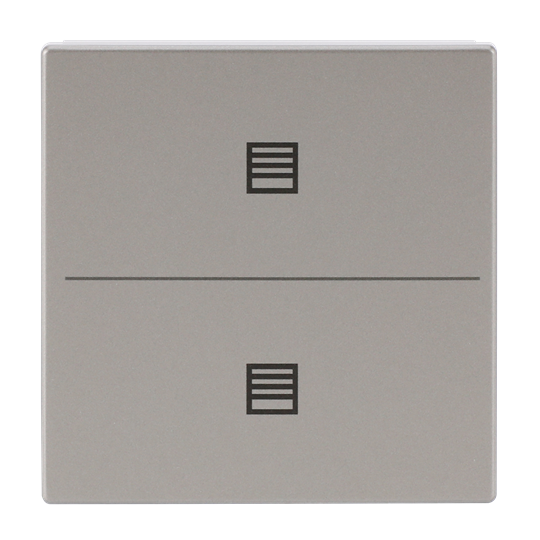 Couvercle pour bouton-poussoir double, avec symbole "Store", format 63 - solo/future