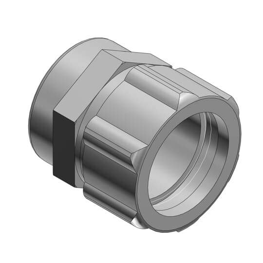 3/4IN LT ADAPTER 1IN THREAD STL