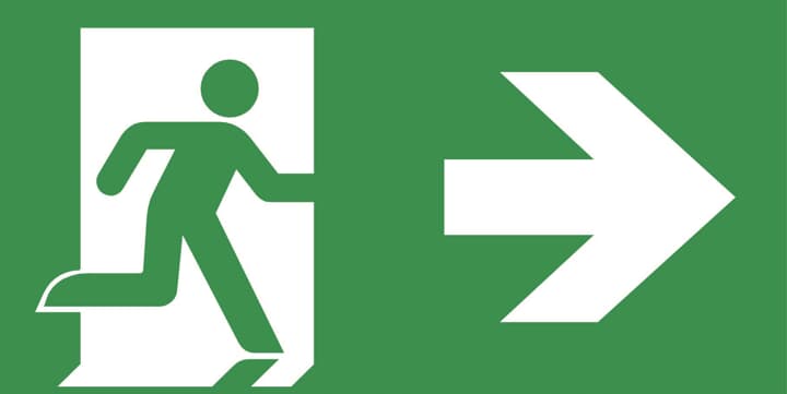 Pictogramme pour luminaire de secours