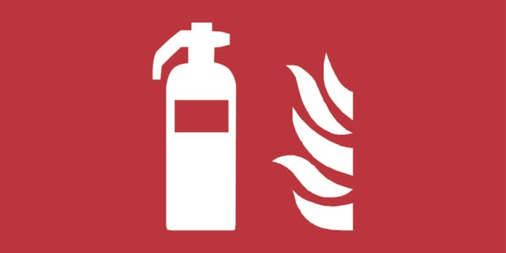 PF 800 22M/FE, Movion Piktogramm Folie 22m Zubehör rot Feuerlöscher